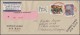 HONDURAS Brief Postal History Envelope Air Mail HN 010 Aviation Communication Ship Care For Nature - Honduras