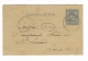 ENTIER  POSTAL  ( Cachet BM ) /  CARTE-LETTRE  15 Ct. BLEU  Type  SAGE  ( à Mr Le Maire De Saint-Léonard, Loir-et-Cher ) - Kartenbriefe