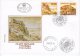 YUGOSLAVIA 1993 Old Fortresses On 3 FDCs.  Michel 2608-13 - FDC