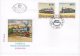 YUGOSLAVIA 1992 Steam Locomotives On 3 FDCs.  Michel 2548-53 - FDC