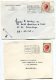 - MONACO - 2 Devant De Lettre, Cachet Monte-carlo, Flamme, 1969 Et 71, Timbres De 0.4 Et 0.50, TBE. - Marcofilia