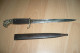 Rare Chez Dague Allemande Ww1 Pour Papie Poste - Knives/Swords