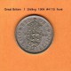 GREAT BRITAIN    1  SHILLING  1964  (KM # 904) - I. 1 Shilling