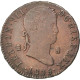 Monnaie, Espagne, Ferdinand VII, 8 Maravedis, 1825, Segovia, TTB, Cuivre - First Minting