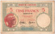 Billet, Côte Française Des Somalis, 5 Francs, 1936, TTB+ - Somalia