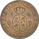 Monnaie, Espagne, Isabel II, 1/2 Centimo, 1867, Barcelone, SUP, Cuivre, KM:632.1 - First Minting