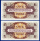 2 BILLETS SE SUIVANT 1£ ONE POUND BRITISH ARMED FORCES SPECIAL VOUCHER 4th SERIES NEUFS N°023710 ET 023711 ISSUED BY COM - British Troepen & Speciale Documenten