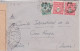 1945 - ARC DE TRIOMPHE + IRIS - ENVELOPPE Avec CENSURE LYY De FACTURE (GIRONDE) Pour La CROIX-ROUGE à GENEVE (SUISSE) - 1944-45 Arc Of Triomphe