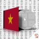 VIETNAM STAMP ALBUM PAGES 1946-2011 (510 Pages) - English