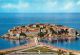 Sveti Stefan, Montenegro Postcard Used Posted To UK 1990s Stamp - Montenegro