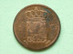 1821 - 1 Cent / KM 47 ( Uncleaned Coin - For Grade, Please See Photo ) !! - 1815-1840: Willem I.