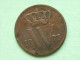 1873 - 1 Cent / KM 100 ( Uncleaned Coin - For Grade, Please See Photo ) !! - 1849-1890 : Willem III