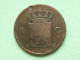 1873 - 1 Cent / KM 100 ( Uncleaned Coin - For Grade, Please See Photo ) !! - 1849-1890 : Willem III