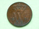 1876 - 1 Cent / KM 100 ( Uncleaned Coin - For Grade, Please See Photo ) !! - 1849-1890 : Willem III