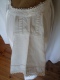 Chemise De Nuit Pur Lin Monogramme AB Manches, Jabot, Encolure Dentellés .Voir Photos. - Lingerie