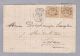 France 59 Nord Roubaix 1869-10-13 Brief Nach Sedan Mit Paar Mi#27 - 1863-1870 Napoléon III Lauré