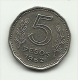 1962 - Argentina 5 Pesos, - Argentina