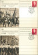 CESKOLOVENSKO 8 POSTCARDS 3,00 Kcs VSESOKOLSKY SLET V PRAZE 1948 'FÊTE DE SOKOLS' 8.7.1948 FDC - MICHEL P103 - Cartes Postales