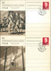 CESKOLOVENSKO 8 POSTCARDS 3,00 Kcs VSESOKOLSKY SLET V PRAZE 1948 'FÊTE DE SOKOLS' 8.7.1948 FDC - MICHEL P103 - Postales