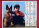 CALENDRIER 1976 IMPRIMEUR OBERTHUR CALENDRIER DOUBLE - Grand Format : 1971-80