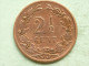 1877 - 2 1/2 Cent / KM 108 ( Uncleaned Coin - For Grade, Please See Photo ) !! - 1849-1890 : Willem III