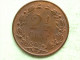 1886 - 2 1/2 Cent / KM 108 ( Uncleaned Coin - For Grade, Please See Photo ) !! - 1849-1890 : Willem III