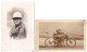 2 Fotos Bahnrennen München Um 1920 , Mit Autograph , Motorrad , Sandbahn , Speedway , Grasbahn !!! - Motos