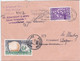 1962 - ENVELOPPE De METZ (MOSELLE) Pour ALLENDORF ÜBER WETZLAR (GERMANY) - INCONNU => RETOUR (ZURÜCK) - 1961-....