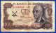 BILLET USAGE EL BANCO DE ESPANA 100 CIEN PESETAS N° 21 0494235 MADRID 17 DE NOVIEMBRE DE 1970 PAGARA AL ESPAGNE DE FALLA - 100 Pesetas