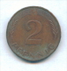 F2500 / - 2 Pfening 1978 ( J ) - FRG , Germany Deutschland Allemagne Germania - Coins Munzen Monnaies Monete - 2 Pfennig