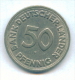 F2540 / - 50 Pfening 1949 ( F ) - FRG , Germany Deutschland Allemagne Germania - Coins Munzen Monnaies Monete - 50 Pfennig