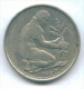 F2542 / - 50 Pfening 1990 ( A ) - FRG , Germany Deutschland Allemagne Germania - Coins Munzen Monnaies Monete - 50 Pfennig