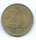 F2574 / - 20 Haleru - 1984 - Czechoslovakia Tchécoslovaquie Tschechoslowakei - Coins Munzen Monnaies Monete - Tchécoslovaquie