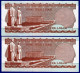 2 BILLETS MONNAIE NEUFS TÜRKIYE CUMHURIYET MERKEZ BANKASI 20 YIRMI TÜRK LIRASI N°l73 412736 ET L58 386557 - 14 OCAK 1970 - Turquie