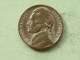 1943 P - Five Cents / KM 192a ( Uncleaned - For Grade, Please See Photo ) ! - 1938-…: Jefferson