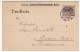 POLAND / GERMAN ANNEXATION 1906  POSTCARD  SENT FROM  POZNAN TO GNIEZNO - Lettres & Documents