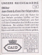 Unsere Reichsmarine - Bilder Aus Dem Leben Der Matrosen - Kutter - Nr. 16 (2745) - Zigarettenmarken