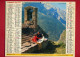 CALENDRIER 1977 NOTRE DAME DU BON SECOURS  IMPRIMEUR OBERTHUR CALENDRIER DOUBLE - Big : 1971-80