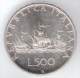 ITALIA 500 LIRE 1970 CARAVELLE AG SILVER - Commemorative