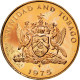 Monnaie, TRINIDAD & TOBAGO, 5 Cents, 1975, FDC, Bronze, KM:26 - Trinidad & Tobago