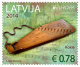 Latvia 2014 Europe CEPT   The National Musical Instruments - ( KOKLE ) Lute , Bagpipes MNH - 2014