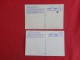 American Airlines Stewardess College  2 Card Lot-- Forth Worth Texas   Ref 1274 - Fort Worth