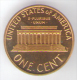 STATI UNITI 1 CENT 1976 FONDO SPECCHIO - 1959-…: Lincoln, Memorial Reverse