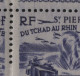 St Pierre Et Miquelon 1946 MH Sc C12 Block Of 10 20fr Chad To Rhine Issue Variety - Blocs-feuillets