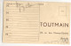 CA@  MAGASIN TOUTMAIN COUTURIER CARTE PUBLICITAIRE TACOT CAMION PUB PARIS - Negozi