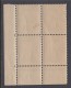 = Coin Daté 4 Timbres Chiffre Taxe 1f N°70 Neuf 28.7.43 Type Gerbe De Blé - Strafport