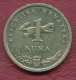 F2853 / - 1 Kuna -  1995 - Croatia Croatie Kroatien  - Coins Munzen Monnaies Monete - Croatia