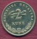 F2856 / - 2 Kune -  2005 - Croatia Croatie Kroatien  - Coins Munzen Monnaies Monete - Croatia