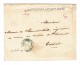 1847 Vorphila - Von Paris In Constantinople Aufgegebener Brief Nach Tokat "An Canib-i Postahane Dersaadet" - ...-1858 Prephilately