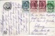 Belgien 1910, 4 Fach Sonder-Frankierung Auf Ak Exposition Universelle De Bruxelles 1910, Stempel Station Ostende - Unclassified